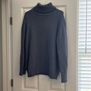 Blue Kittenish Turtleneck